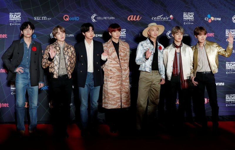Members of South Korean boy band BTS pose in Nagoya, Japan. (Reuters File Photo)